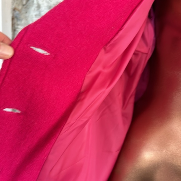 Pink Wool Blend Jacket - Picture 7 of 10